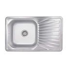 Кухонна мийка Brinex 7848 0,8 мм Satin (BRIN7848SAT08)