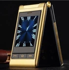 Телефон Tkexun G10 (Yeemi G10-C, Happyhere F7) gold. Dual display - екран 3,5'', 2 SIM, 3000 мАг
