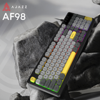 Дротова мембранна клавіатура Ajazz AF98 Black Gray Yellow (AF98-BGY)
