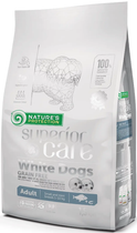 Сухой беззерновой корм для собак Nature's Protection Superior Care White Dogs Grain Free Adult Small and Mini Breeds With white fish