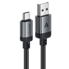 Кабель ACEFAST C20-04 USB-A to USB-C aluminum alloy charging data cable чорний