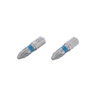 Набор бит Intertool STORM PZ2 1/4"x25мм S2 2шт (VT-0221)