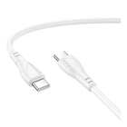 Кабель для зарядки та передачі даних USB Borofone BX121 Durable 60W/3A Type-C to Type-C1 метр White