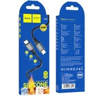 Дата-кабель Hoco X86 Spear Type-C to Type-C 60W (1m) Black