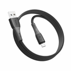 Кабель для зарядки и обмена данными USB Ridea RC-SI35 SiliconePro 60W (20V/3A) USB/МicroUSB 1 метр Черный