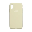 Чохол Silicone Case Full Size (AA) для iPhone X/Xs 51.Mellow Yellow