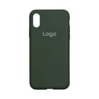 Чохол Silicone Case Full Size (AA) для iPhone X/Xs 54.Atrovirens