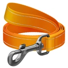 Поводок для собак Waudog Nylon Mono световозвращающий S 15 мм х 300 см Оранжевый (46434 Col)