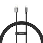 Кабель Baseus Superior Series USB 2.0 to USB-C PD 65W 6A Fast Charging 1m Black (CAYS000901)