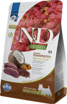 Сухі корми для собак Farmina Dog QUINOA DOG SKIN & COAT VENISON & COCONUT ADULT MINI з оленіною та кокосом