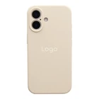 Чохол Premium Silicone Case Full Size with Frame для iPhone 16 11.Antique White