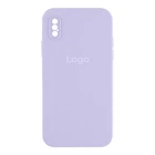 Чохол Silicone Case Full Size with Frame для iPhone X/Xs 39.Elegant Purple