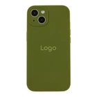 Чохол Premium Silicone Case Full Size with Frame для iPhone 13 45.Army Green