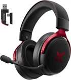 Игровая гарнитура MCHOSE V9 Pro Black Red Wireless/Bluetooth/USB-C 7.1