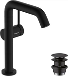 Змішувач hansgrohe Tecturis S CoolStart EcoSmart+ для раковини зі зливним гарнітуром, чорний матовий 73360670