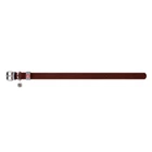 Ошейник для собак кожаный Waudog Classic 35 мм х 46-60 см Коричневый (02396 Col)
