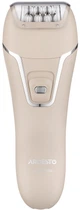 Эпилятор 2в1 Pearl Cream LESH-Y700PERL, пинцетный, аккумул., пинцет.-18, сух., насадок-2, беж ARDESTO 000329585