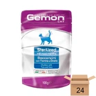 Вологий корм Gemon Cat Wet Adult Sterilised тунець з рибою Дори