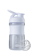 Спортивна пляшка-шейкер Blender Bottle SportMixer 20oz 590ml White