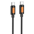 Дата кабель Borofone BX114 Structure Type-C to Type-C 60W (1m) (Black) (243676)