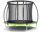Батут Zipro Jump Pro Premium з внутрішньою сіткою 8 футів 252 см чорно-зелений