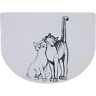 Коврик под миску Trixie «Pussy Cat» 40 см / 30 см (серый)