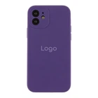 Чохол Silicone Case Full Size with Frame для iPhone 12 78.Amethyst