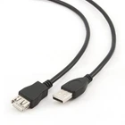 Кабель USB 2.0 AM - USB AF, 4.5 м, черный, Cablexpert (CCP-USB2-AMAF-15C)