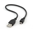 Кабель USB 2.0 AM - miniUSB (5P), 30 см, черный, Cablexpert (CCP-USB2-AM5P-1)