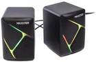 Колонки 2.0 Maxxter CSP-U004RGB чорний, 2 x 3 Вт, пластиковий корпус, живлення від USB, RGB підсвічування