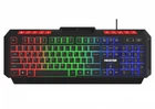 Клавиатура Maxxter KBG-UML-02B-UA, черный, USB, 104 кнопки, LED подсветка, крепление для телефона, 1.8 м