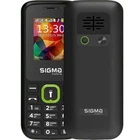 Мобільний телефон Sigma mobile X-style 171 Mini, чорний-зелений, 2 Mini-SIM + Micro-SIM, дисплей 1.77' кольоровий (128x160), SC6531E,