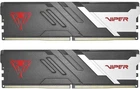 Пам'ять 16Gb x 2 (32Gb Kit) DDR5, 6000 MHz, Patriot Venom, чорний, 30-40-40-76, 1.35V, з радіатором (PVV532G600C30K)