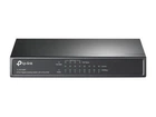 Комутатор TP-LINK TL-SG1008P, 8x100/1000 Mb/s, PoE 65.2W, металевий корпус, некерований