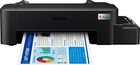 Принтер струйный цветной A4 Epson EcoTank L121, черный, 720х720 dpi, до 9/4.8 стр/мин, USB, встроенное СНПЧ по 40 мл, чернила 664