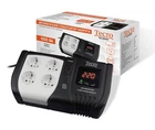 Стабилизатор Tecro TRS-1000, 1000VA (600Вт), вход. напряжение 145-260В, вых напряжение 220В + - 10%