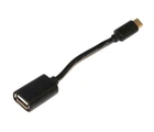Кабель USB AF - Type-C, 10 см, черный, Atcom (14716)