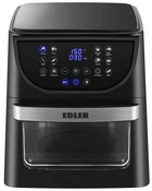Мультипечь Edler EDAF-8221, черный, 1700W, 12л, 12 программ, управление сенсорное, таймер, автоотключение, антипригарное покрытие