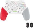 Геймпад Bloody GPW50, білий/Red/Grey, бездротовий (USB 2.4GHz), для ПК/PS3/Android, подвійна вібрація, 600 mAh