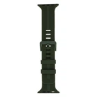 Ремінець Watch Band Silicone Shine для Apple Watch 49 / Watch 45/ Watch 44 / Watch 42 mm Military Green