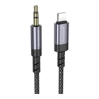 Кабель Aux Borofone BL24 Lightning Серый