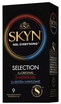 Набор презервативов Skyn Selection Безлатексные Original 3 шт + Extra Lube 3 шт + Intense Feel 3 шт (ROZ6400230511)