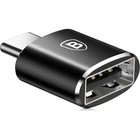Перехідник Baseus USB to USB-C Female Black (CATOTG-01) [80567]