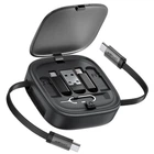 Дата кабель Acefast J3 box 5-in-1 60W (0.95m) Black