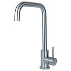 Смеситель для кухни кухонный Г-гусак на гайке KT Ø35 SS AQUATICA KT-4B270P (9722111) (OPT-8001)