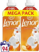 Упаковка кондиционеров для белья Lenor Золотая орхидея и ваниль 94 цикла стирки 987 мл х 2 шт (8700216880770)