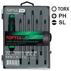 Набір викруток Toptul для точних робіт 14 в 1 (T5-T20,PH,SL) (GAAW0804)