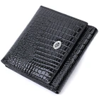 Кошелек ST Leather Из натуральной лакированной кожи Черный (22688)