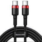 Дата кабель USB-C to USB-C 2.0m PD2.0 100W (20V/5A) red+black Baseus (CATKLF-AL91)