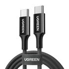 Кабель UGREEN USB-C to USB-C Silicone Fast Charging Cable 100W 1m (15275) черный